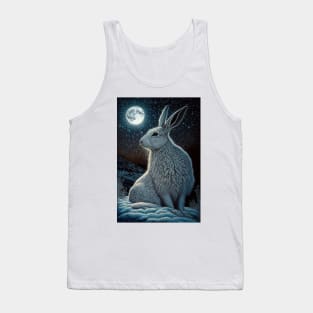 white hare 6 Tank Top